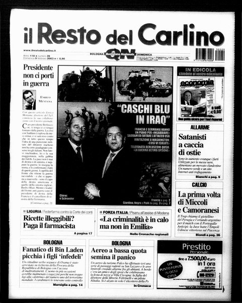 Il Resto del Carlino : giornale dell'Emilia